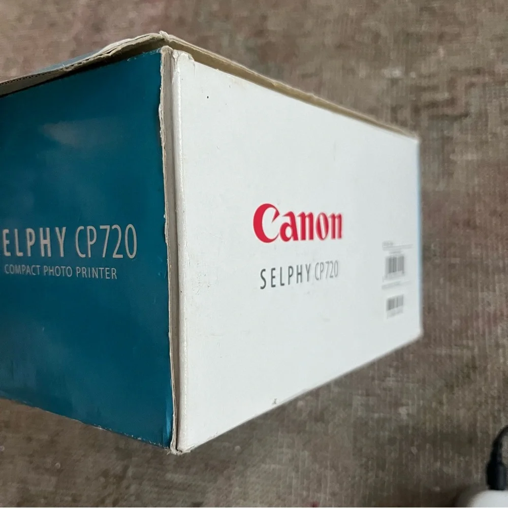 Canon Selphy DP720 Compact Photo Printer *Needs Ink Works With Box Gray